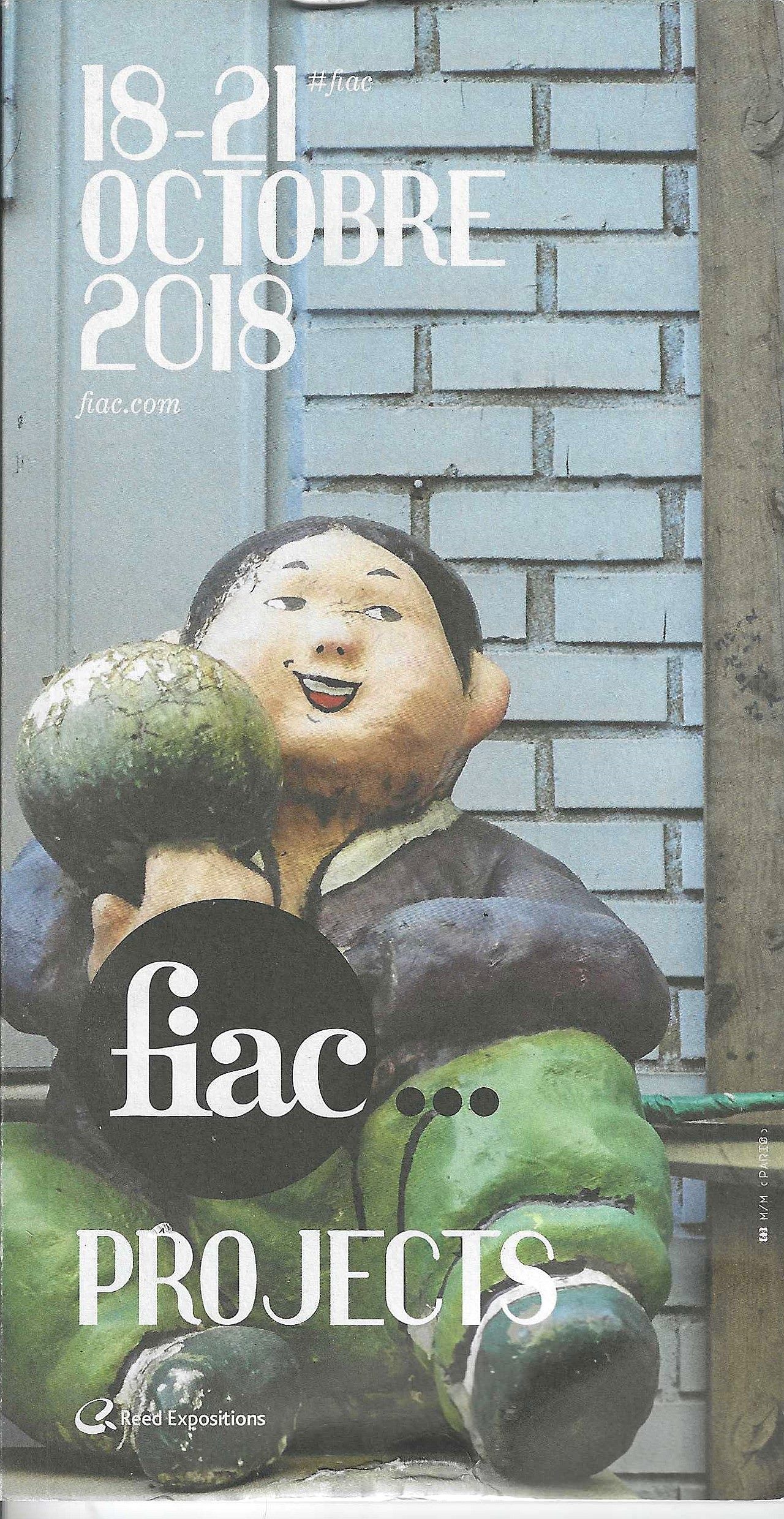 FIAC Projects catalogue cover, 18–21 October 2018