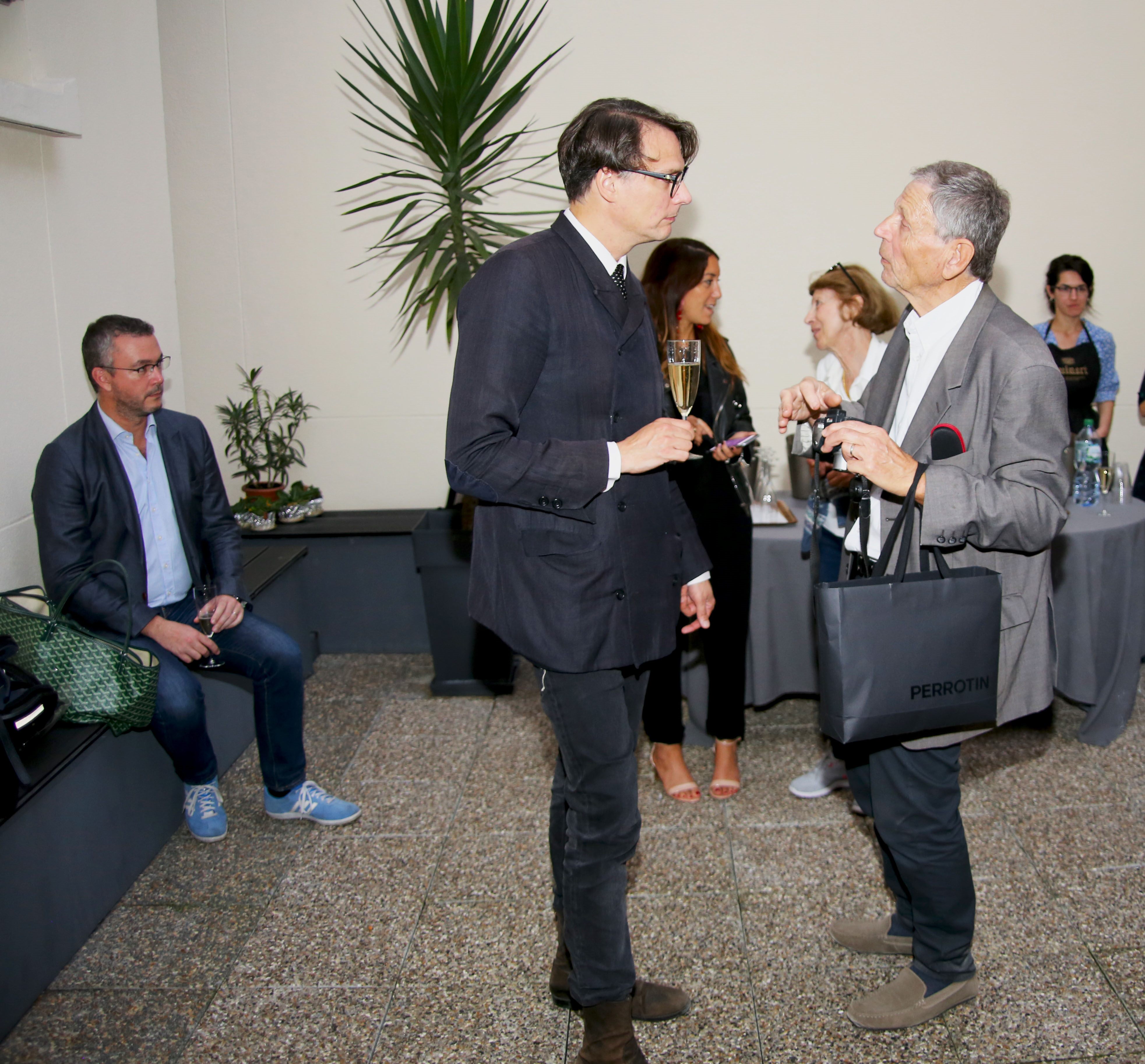 Gregor Hildebrandt with a guest