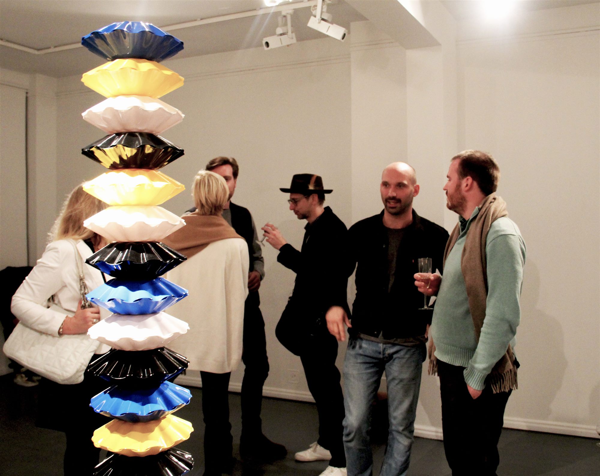 Milen Till and Friedrich Gräfling at the Contemporary Infinite opening, Paris, 2018